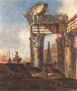WEENIX, Jan Baptist Ancient Ruins oil painting